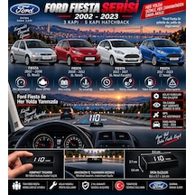 Ford Fiesta 2002-2025 Modeller İçin Head Up Display Hayalet Gösterge Ekranı Ön Cam Hız Göstergesi
