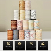 Novahub Kendinden Yapışkanlı Vinil Çıkartmaları Bel Hattı Duvar Kağıdı Süpürgelik Süpürgelik Hattı Duvar Sınır Çıkartmaları 6 Diğer Diğer