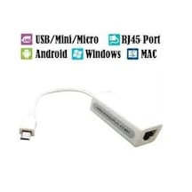 Micro USB ETHERNET KARTI LAN ETHERNET CARD RJ45 NETWORK