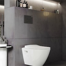 Tp329 Terra Kanalsız Asma Klozet,creavit Yavaş Kapak