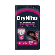 Huggies Drynites Emici Gece Külodu Kız 4 - 7 Yaş 10'lu - 8 Adet Tarı