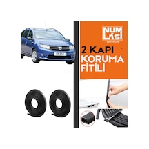 Dacia Logan Mcv 2.nesil İki Kapı Koruma Fitili Siyah Renk Numlas-a Kalite-nm2932
