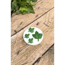 Çınar Yaprağı Dörtlü Mum Kalıbı Silikon