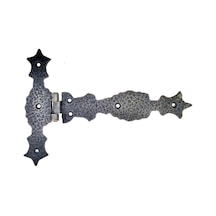 Antika Tarz Dekoratif Pirinç Kuyruklu Zambak Menteşe - 175x248 Mm, Oksit Çok Renkli