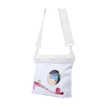 Tteoobl Tek Omuzlu Çapraz Askılı Drifting Dalış Çantası Su Geçirmez Çeşitli Eşya Saklama Çantası, Beden: Orta Beyaz Çok Renkli