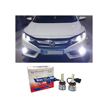 Honda Civic Fc5 Led Xenon Sis Far Ampulü H11 Duo Yeni Seri Beyaz
