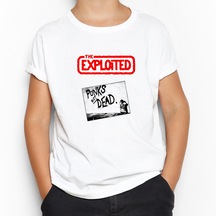 The Exploited Punks Not Dead Beyaz Çocuk Tişört