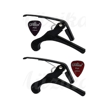 2 Adet Chroma Kaliteli Metal Gitar Bağlama Saz Kaposu - Capo Kelepçe & Sağlam Metal