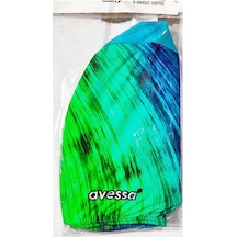 Avessa Bb10a Baskılı Yeşil Desenli Dijital Bez Bone Çok Renkli