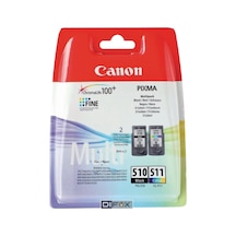 Canon PG-510 - CL-511 Kartuş Siyah - Renkli