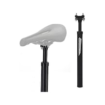 Lunje Xt-p003 Bisiklet Süspansiyon Sele Direği Amortisör Sönümleme Alüminyum Alaşımlı Mtb Yol Bisiklet Selesi Direği - Siyah/27.2 400mm