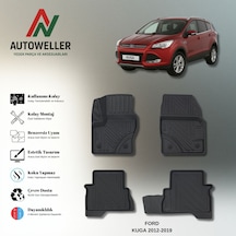 Ford Kuga 2012-2019 Uyumlu Havuzlu Oto Paspas