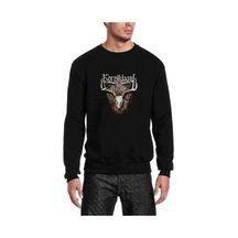 Korpiklaani Karkelo Albüm Baskılı Siyah Erkek Örme Sweatshirt (528793168)