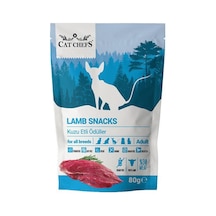Cat Chefs Lamb Snacks Kuzu Etli Yetişkin Kedi Ödül Maması 80 G