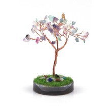 Sahi Aksesuar Florit Doğal Taş Tel Sarmalı Tasarım Ağaç