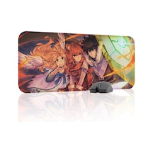 The Rising Of The Shield Hero Dikişli Kauçuk Oyuncu Mousepad V4 - 70x30 Xl Gaming Mouse Pad