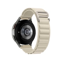 Huawei Gt2 46mm Uyumlu Krd-74 22mm Hasır Ardx Kordon-beyaz
