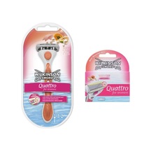 Wilkinson Sword Quattro Kadın Tıraş Bıçağı + Yedek Başlık