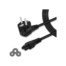 Koodmax 30 Adet Laptop Adaptör Güç Elektrik Kablosu Yonca Power Kablo - 1.5 Metre