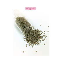 Kesme Cam Boncuk 2mm - 60 Gram - Mat Asker Yeşili - Bnc365