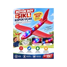 Işıklı Köpük Uçak Büyük Boy Oyuncak Hafif Ve Dayanıklı Eva Köpük Kolay Kurulum Açık Hava Çocuk Oyuncağı Kırmızı - 921713471