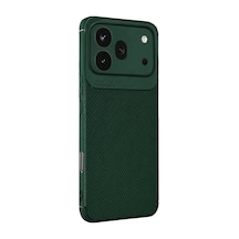 Newface Huawei Honor 600 Pro Auto Focus Karbon Kapak - Koyu Yeşil