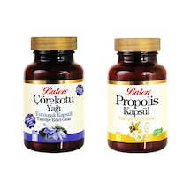 Balen Çörekotu Yağı Kapsül (Soğuk Pres)+Propolis Kapsül