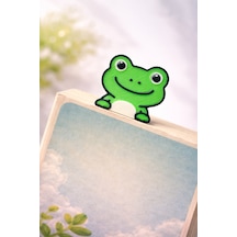 Sevimli Kurbağa Kitap Ayracı Eğlenceli Ve Renkli Okuma Hediyesi Kurbağa - 787364203