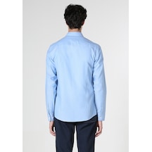 Colin's Colins Slim Fit Shirt Neck Düz Erkek Mavi Uzun Kol Gömlek Cl1048576 Q1.v1 Lbl Açik Mavi