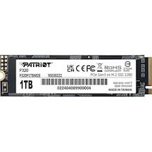 Patriot P320P1TBM28 P320 1 TB M.2 2280 PCIe Gen3 X4 SSD