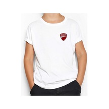 Zepplin Giyim Ducati Multistrada Logo Beyaz Çocuk Tişört Beyaz