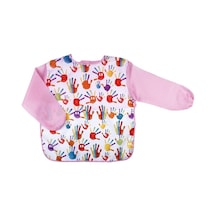 Nova Color Boyama Önlüğü Büyük Boy Pembe Nc-4108 Çok Renkli