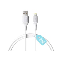 Usb A-lightning, 2metre, 3.1a Hızlı Şarj Kablosu, Remorax Wahoo 1ad X 2metre Beyaz Diğer