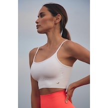 Jerf Gela Ayar Askılı Sport Bralet Beyaz 001