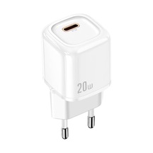 Ch-8290 20w Mini Pd Type-c Girişli Şarj Adaptörü, Beyaz Çok Renkli