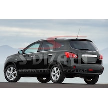 S-Dizayn Nissan Qashqai +2 Krom Cam Çıtası 4 Prç 2010-2014