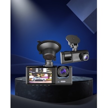 3 Kameralı Araç Kamera Sistemi Full Hd Ön, İç Ve Arka Görüntü