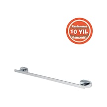 Çelik Banyo Paslanmaz Pirinç Zirve Uzun Havluluk 50 Cm Krom