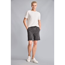 Defacto Relax Fıt Esnek Belli Jean Bermuda Şort H8889ax26smnm40 Siyah-nm40