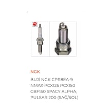 Nmax Pcx 125 150 Cbf 150 Spacy Alpha Pulsar200 Cpr8Ea-9 Buji Ngk