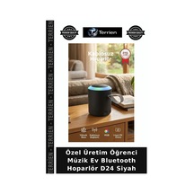 Özel Üretim Öğrenci Müzik Ev Bluetooth Hoparlör D24 Siyah