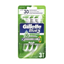 Gillette Blue3 Sensitive Kullan At Tıraş Bıçağı 3'lü 1 Paket