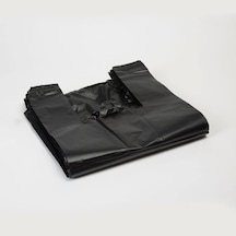 Siyah Orta Boy Kalın / Tekel / Bakkal Poşeti 5 Kg 26x49cm