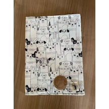 Lily Tongo, Xl Büyük Boy Okul Kitabı Kılıfı 30 X 22 Cm Leke Tutmaz Yıkanabilir Dk