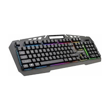 Acer Okw213 Siyah Rgb Gaming Keyboard, Rainbow Backlit Klavye Kablo Uzunluğu 1,5mt