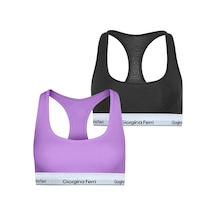 Giorgina Ferri 2 Li Kutu Kadın Elastik Bantlı Günlük Kullanıma Uygun Spor Bralet Lucy