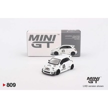 Mini Gt 809 Fiat 595 Abarth Lb-works X Abas Works 1/64 Model Araba