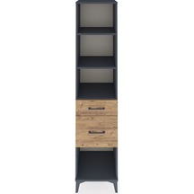 Hyperion Dolap 3 Raflı 2 Çekmeceli 44x44x195 Antrasit-çam Antrasit