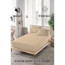 Mona Verde Alez Takımı %100 Pamuklu Sessiz 3 Parça Kapitoneli Yastık Alezli Kahve MNVAPFK00 Kahverengi Mona Verde Alez Takımı %100 Pamuklu Sessiz 3 Parça Kapitoneli Yastık Alezli Kahve MNVAPFK00 Kahverengi