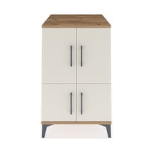 Kronos Komodin 2 Raflı 4 Kapaklı 60x59x96 Çam-aytaşı Çam